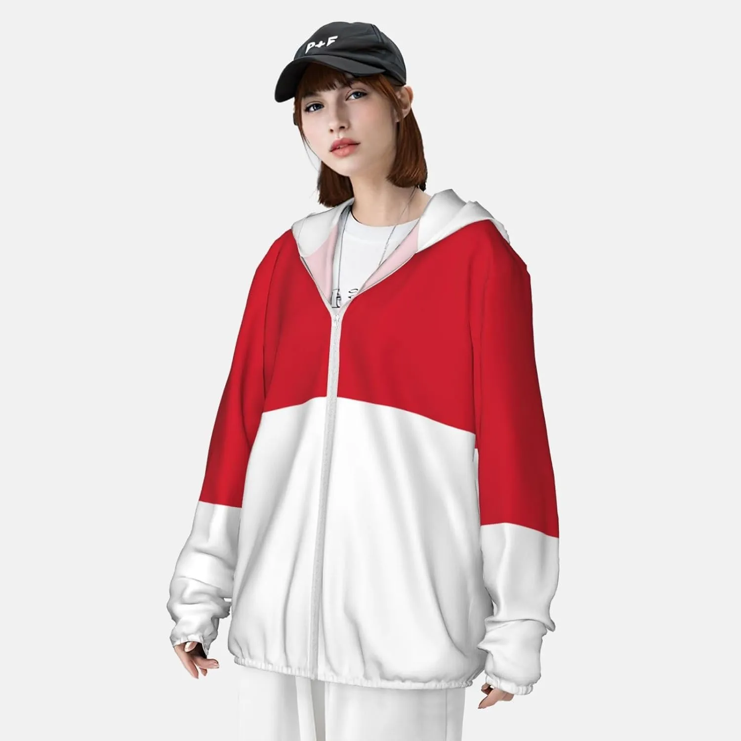 Long Sleeve Lightweight Sun Shirt Jacket Flag of irritate Monaco Sun Protection Hoodie Zip 