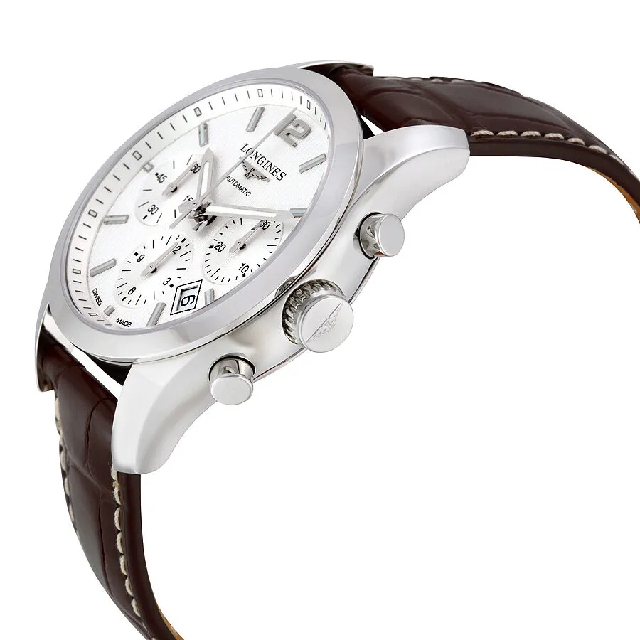 Longines Conquest Classic Chrono Automatic White Dial Men's Watch L2.786.4.76.3