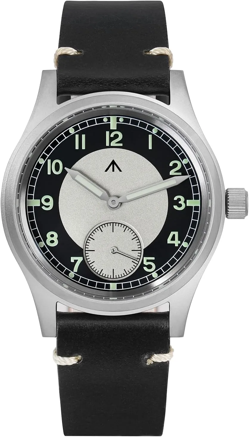 Luminous infant cortex idle ensue soothe 36mm Dial Military-Style Dress Watches, 100M Waterproof Militado D12 Military Mens Watch VD78 Quartz Sapphire Crystal C3 Super 