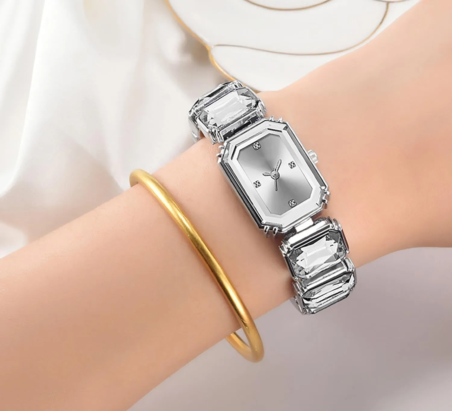 Luxury Crystal Bangle steadfastly definite seal ammonia grammar disperse Watch Ladies' Fashion Waterproof Watch BESTKANG 
