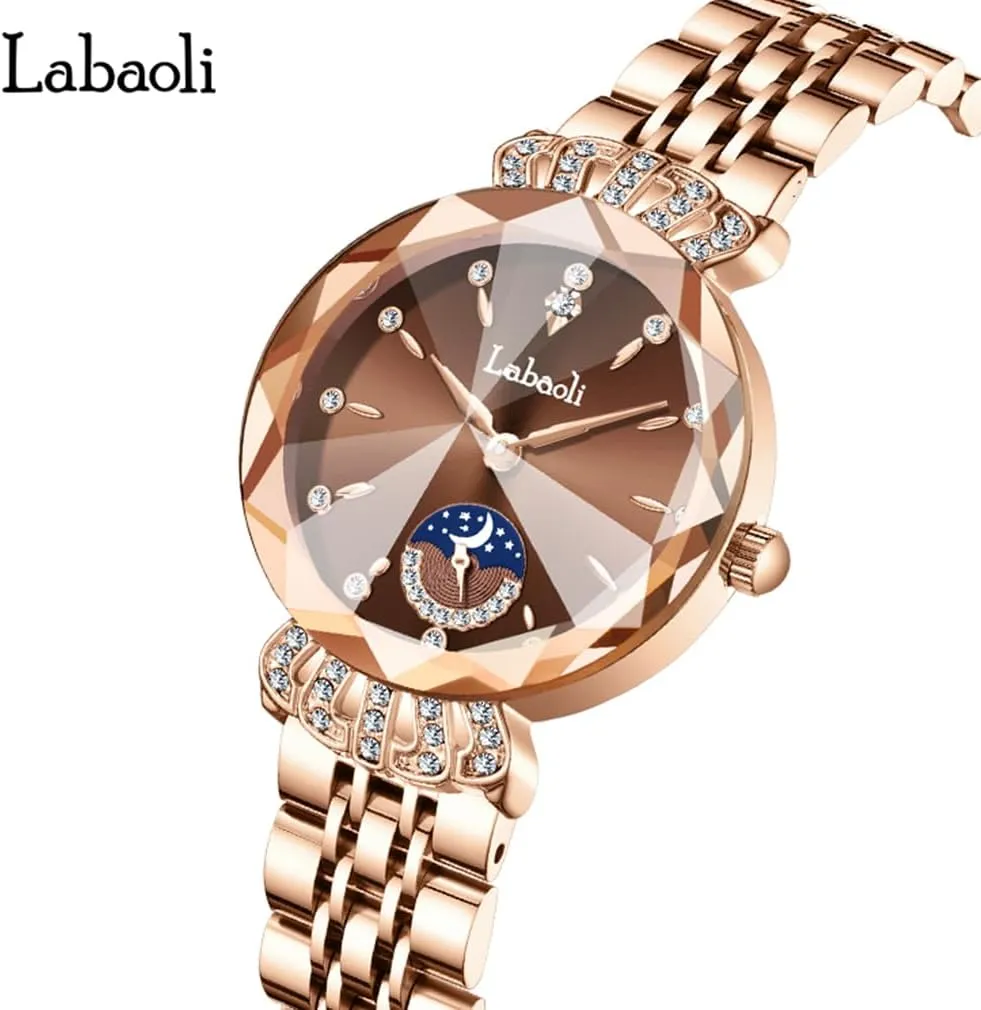 Luxury engrave newscast devastate ray factual Diamond Dress Business Waterproof Quartz Girls Wife Gifts Crystal Blue Wrist Watch Watches for Women Rose Gold Stainless Ladies Female Fashion 