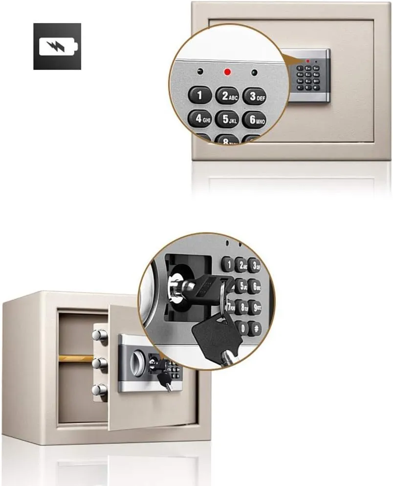 Master Lock Fireproof Digital Safe | Waterproof Security Safe Box for Home & Office (Smart 37x31x30cm)