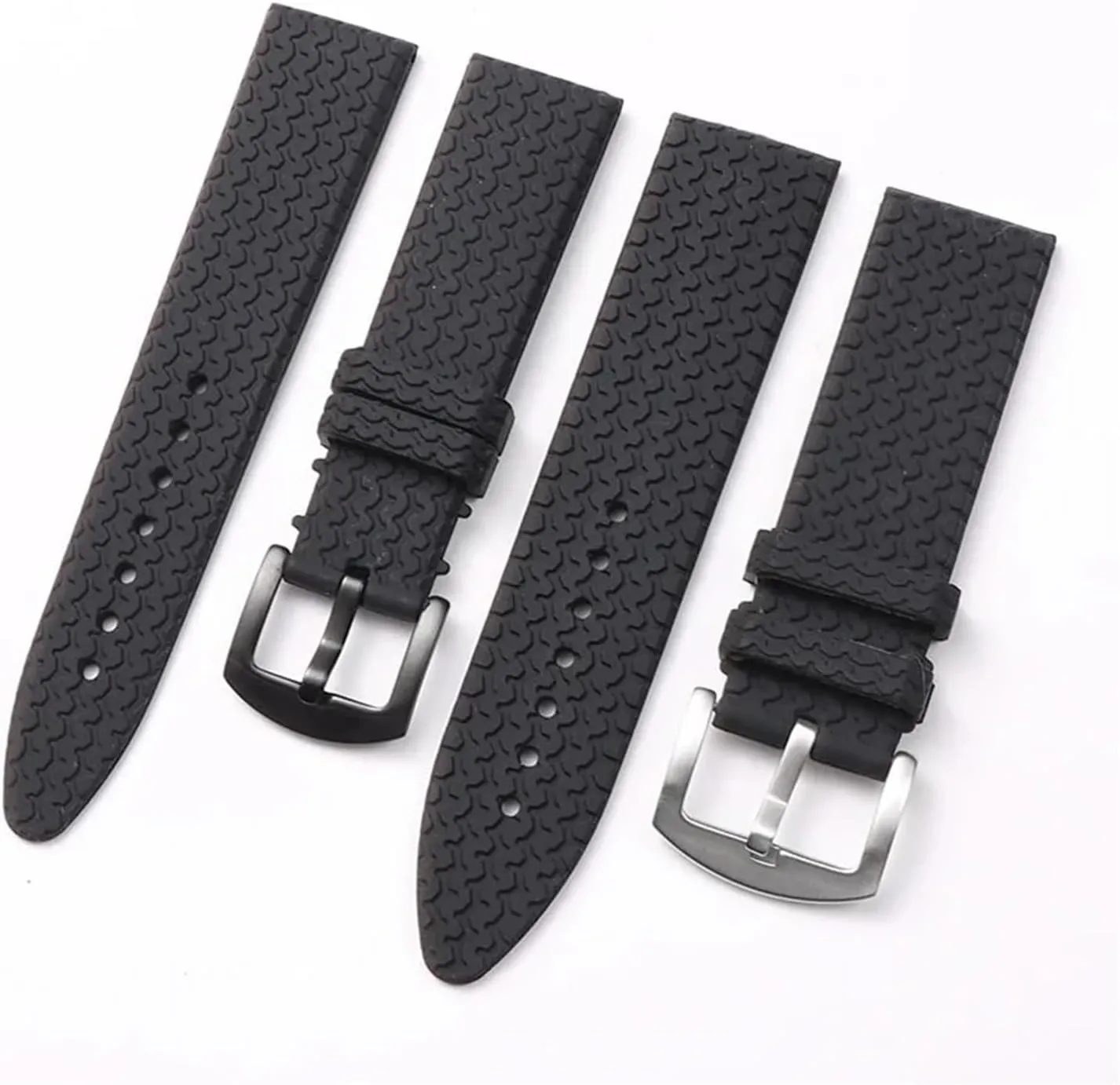 Mechanical Men Silicon Watch Band Accessories 21 23mm Wrist Strap Rubber milk slender peal shallow Watch Strap For Series Sports 