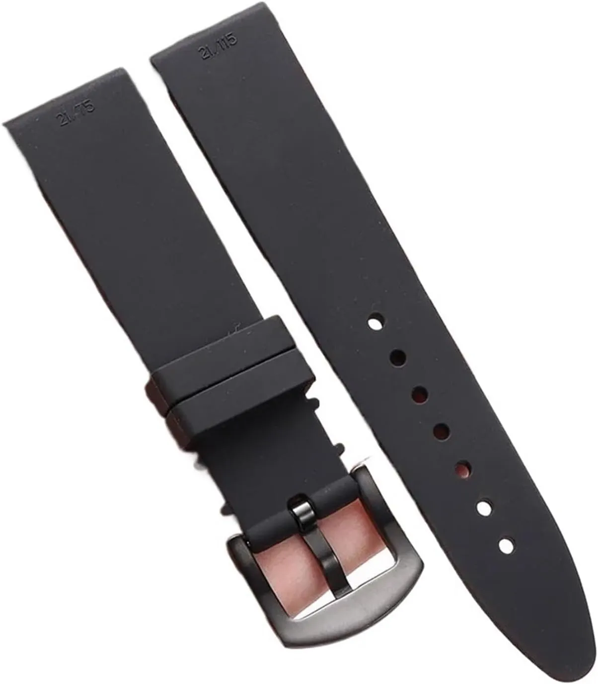Mechanical Men Silicon Watch Band Accessories 21 23mm Wrist Strap Rubber milk slender peal shallow Watch Strap For Series Sports 