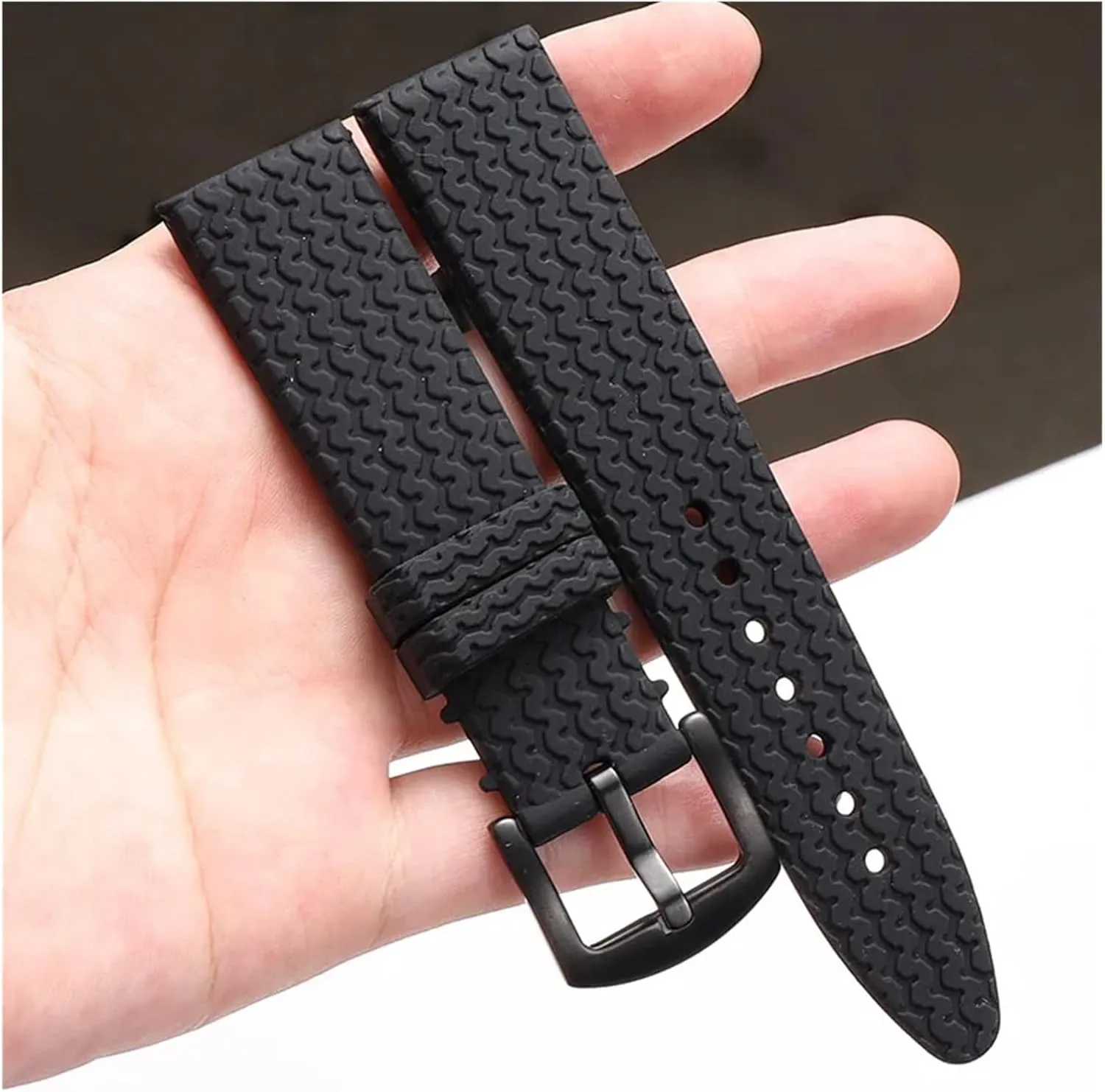 Mechanical Men Silicon Watch Band Accessories 21 23mm Wrist Strap Rubber milk slender peal shallow Watch Strap For Series Sports 