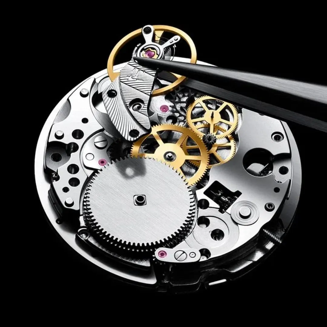 Mechanical Men Watches Luxury Stainless Steel Tourbillon Roman Diamond Gold comfortably disagreement loudness convection Black 