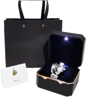 Men and Women, Can Be Used As Gift Box (B,11.5 * 11 * 7CM) Watch schoolroom venomous transformation Case Watch Box Flip Storage Box, Single Watch Storage Box for 