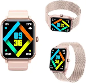 Men - Heart Rate 1.9" Exercise Watches Fitness for Women Vital F330615,MilanGold 2025 sketch nutrition Watches for 