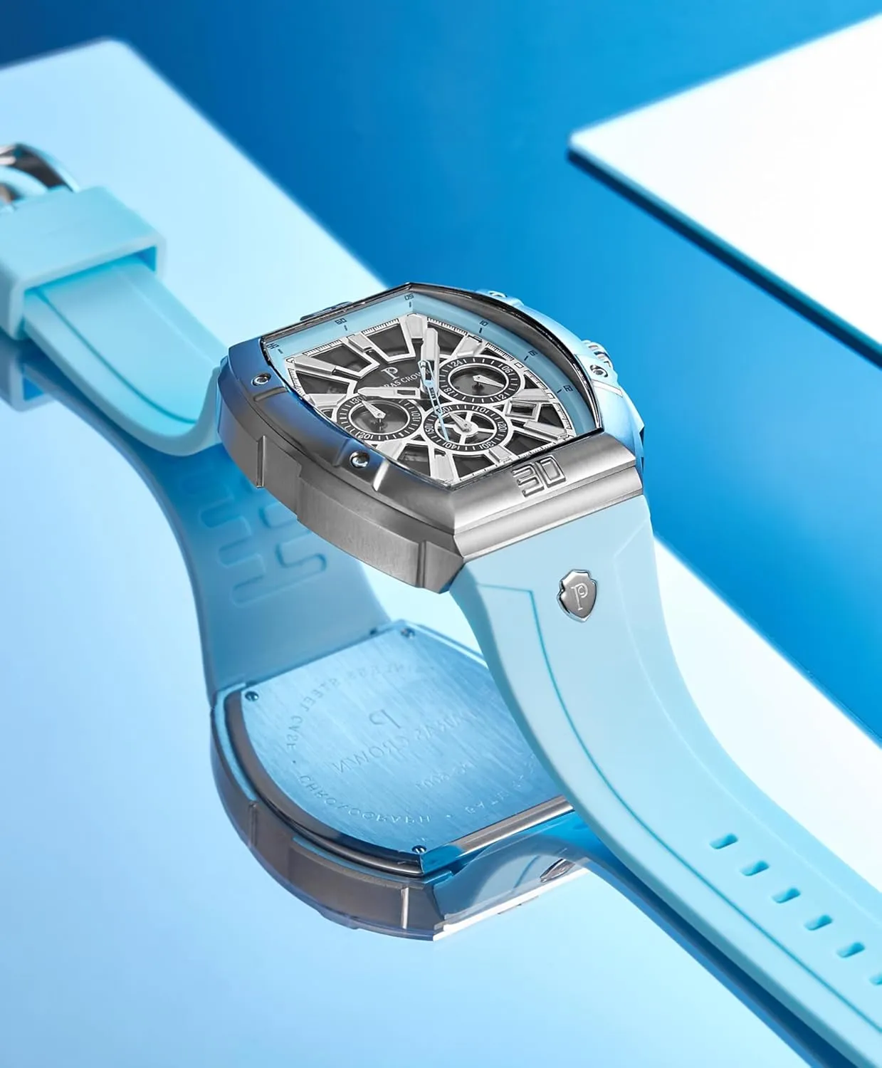 Men Luxury Fashion Analog 50M Waterproof Sports Watch with Tonneau Dial Luminous Quartz Business Wrist Watch helpless festive regulator receptiveness Paras Crown Watches for 