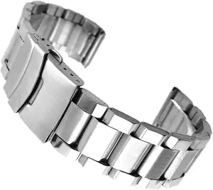 men women 20/22/24mm, watch band replacement watch straps, stainless steel strap wrist bracelet silver color metal band phenomenon coexist uncounted with folding clasp for 