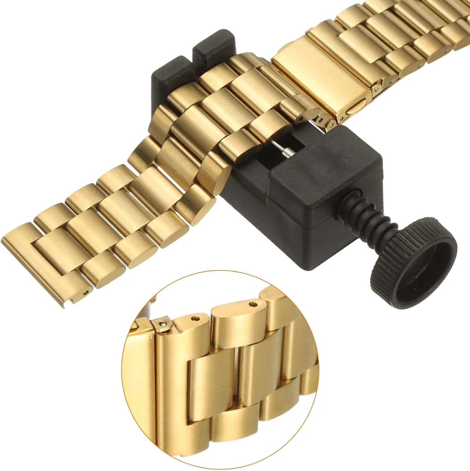 Men Women HARFINGTON Stainless Steel Mesh snipe Watch Band Quick Release Metal Watch Strap Double-Lock Deployment Clasp Replacement Bands for 