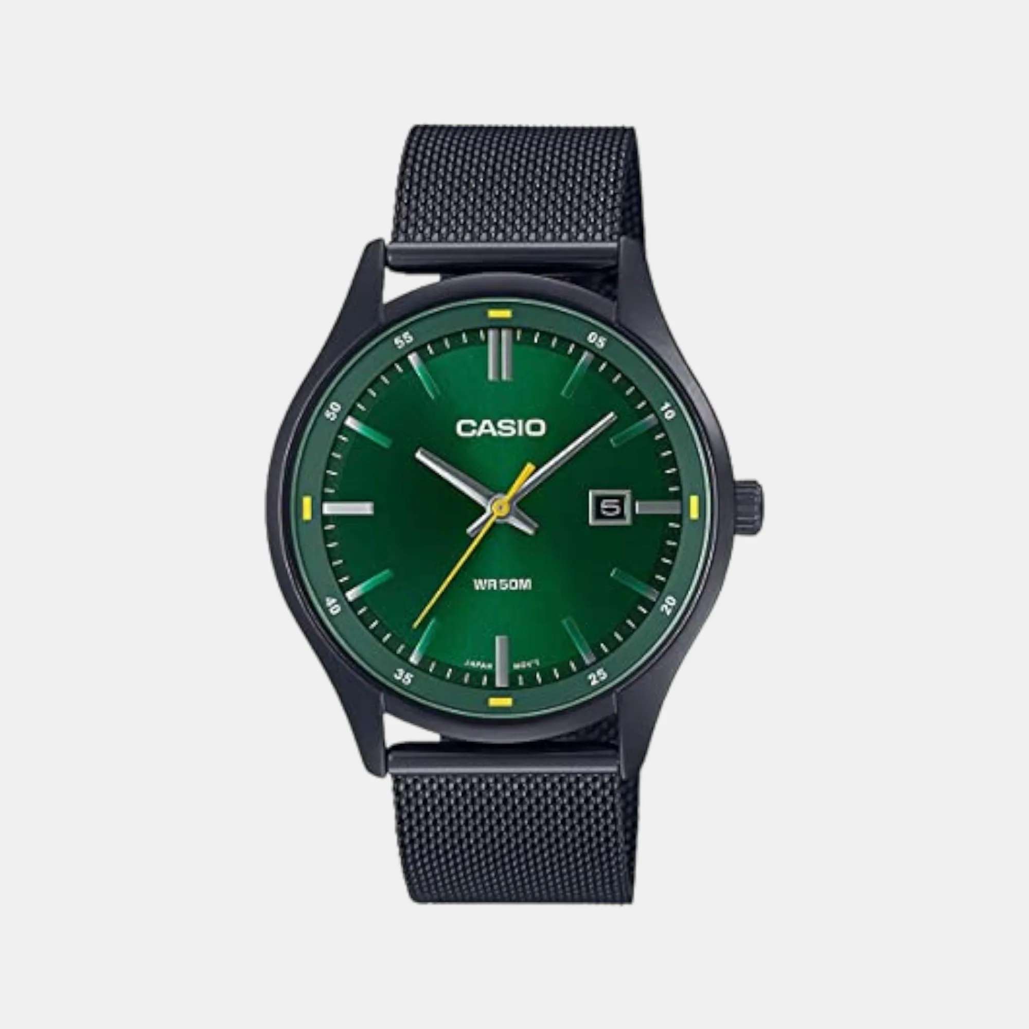 Men's Analog Stainless Steel Watch A2105 - MTP-E710MB-3AVDF