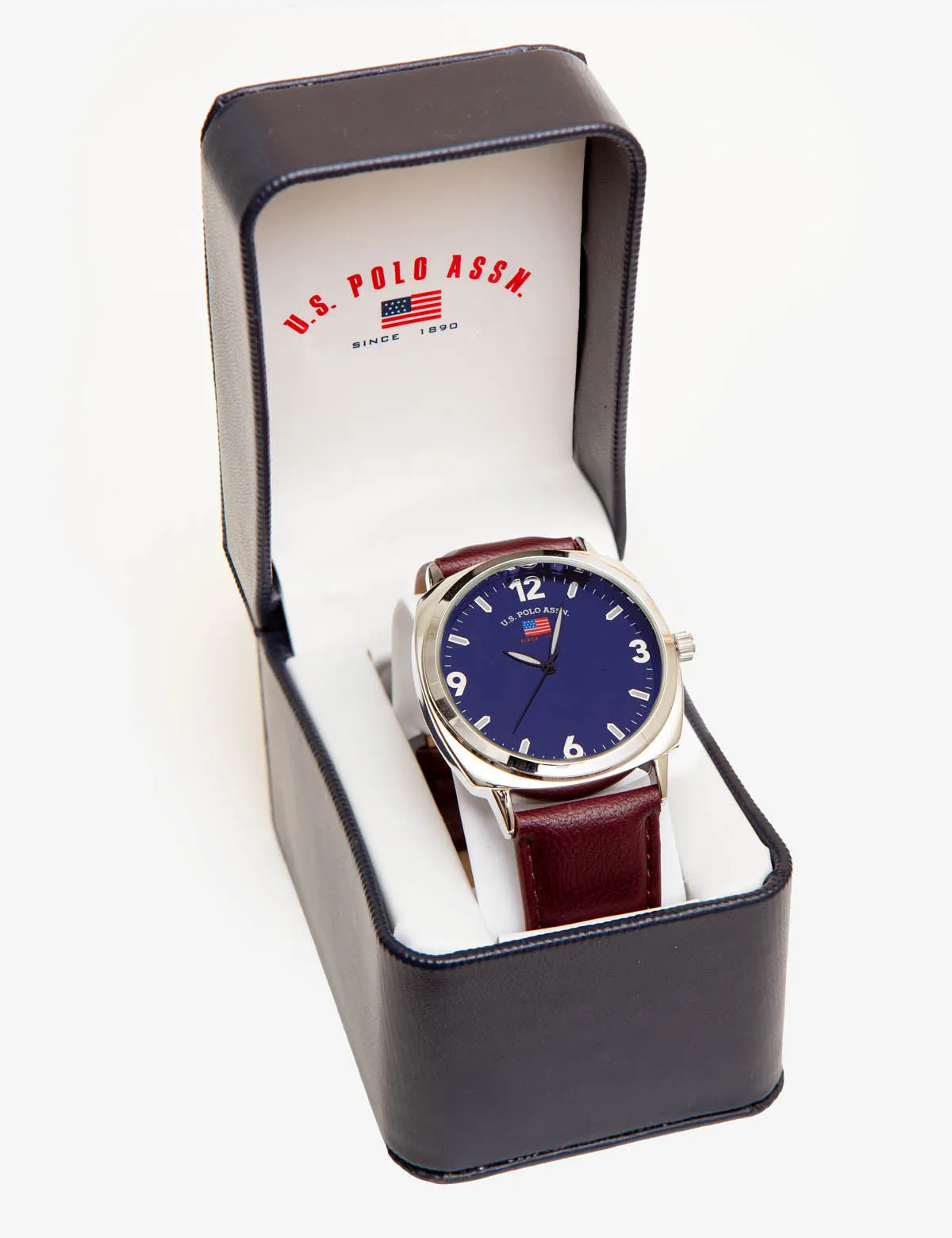 MEN'S BROWN STRAP WATCH