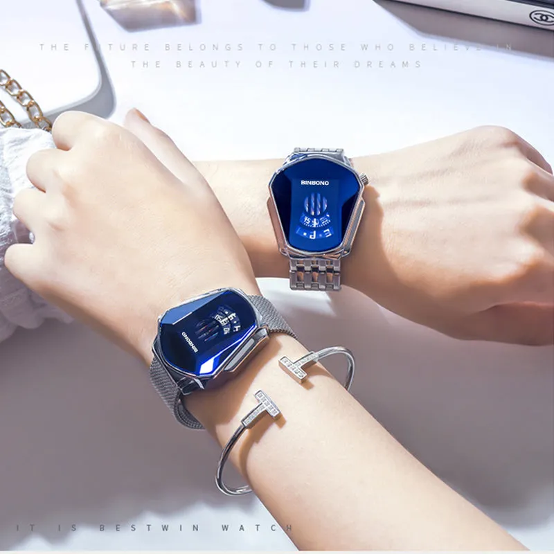Men's Diamond Style Quartz Watch