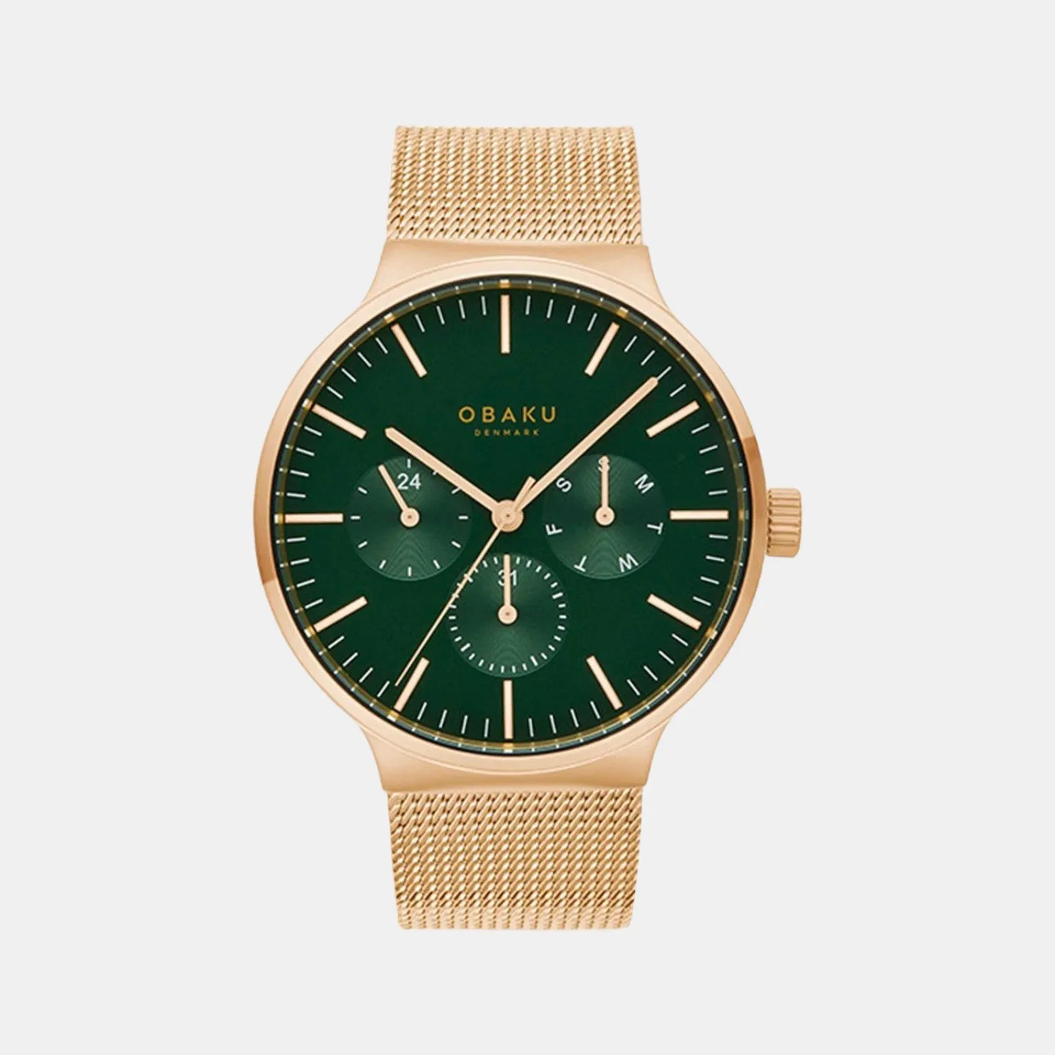 Men's Green Analog Stainless Steel Watch V229GMVEMV