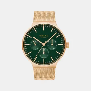 Men's Green Analog Stainless Steel Watch V229GMVEMV