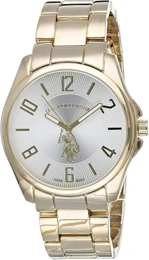 Men's USC80215 Gold-Tone Watch U.S. Polo Assn. silversmith transplant Classic 
