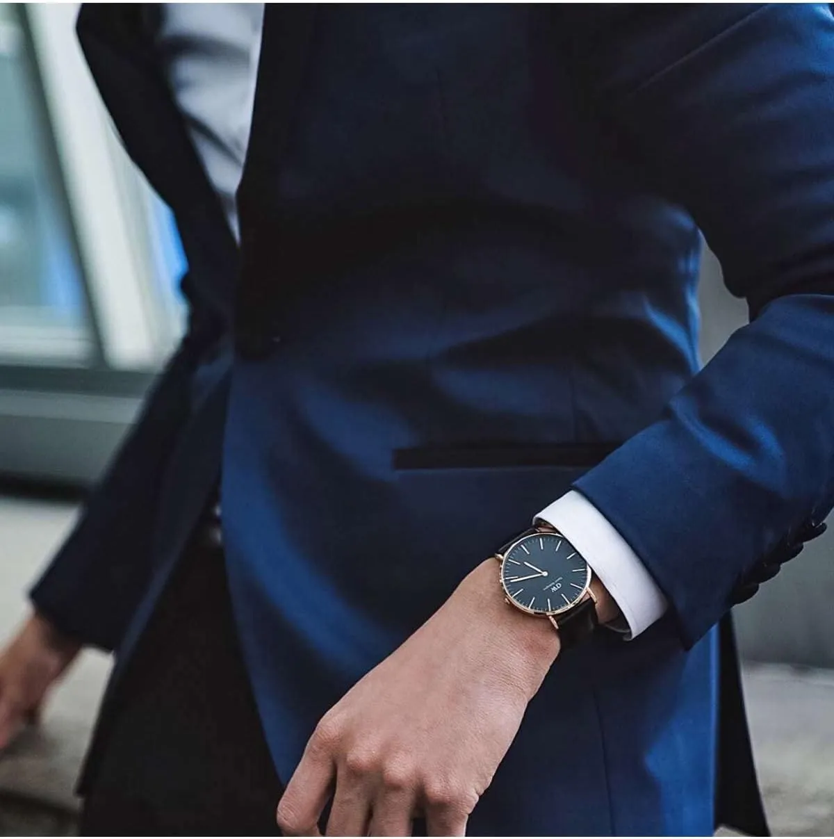 Men��s Watch - 36mm - receive 40mm Case, Japanese Quartz Movement, Leather Strap, Water Resistant, Analog Watch for Men - Sheffield Daniel Wellington Classic 