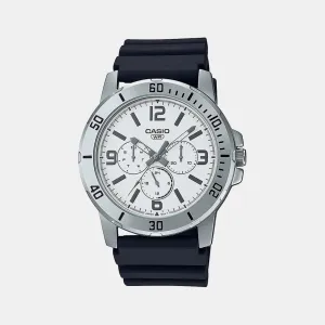 Men's White Chronograph Resin Watch A2146 - MTP-VD300-7BUDF