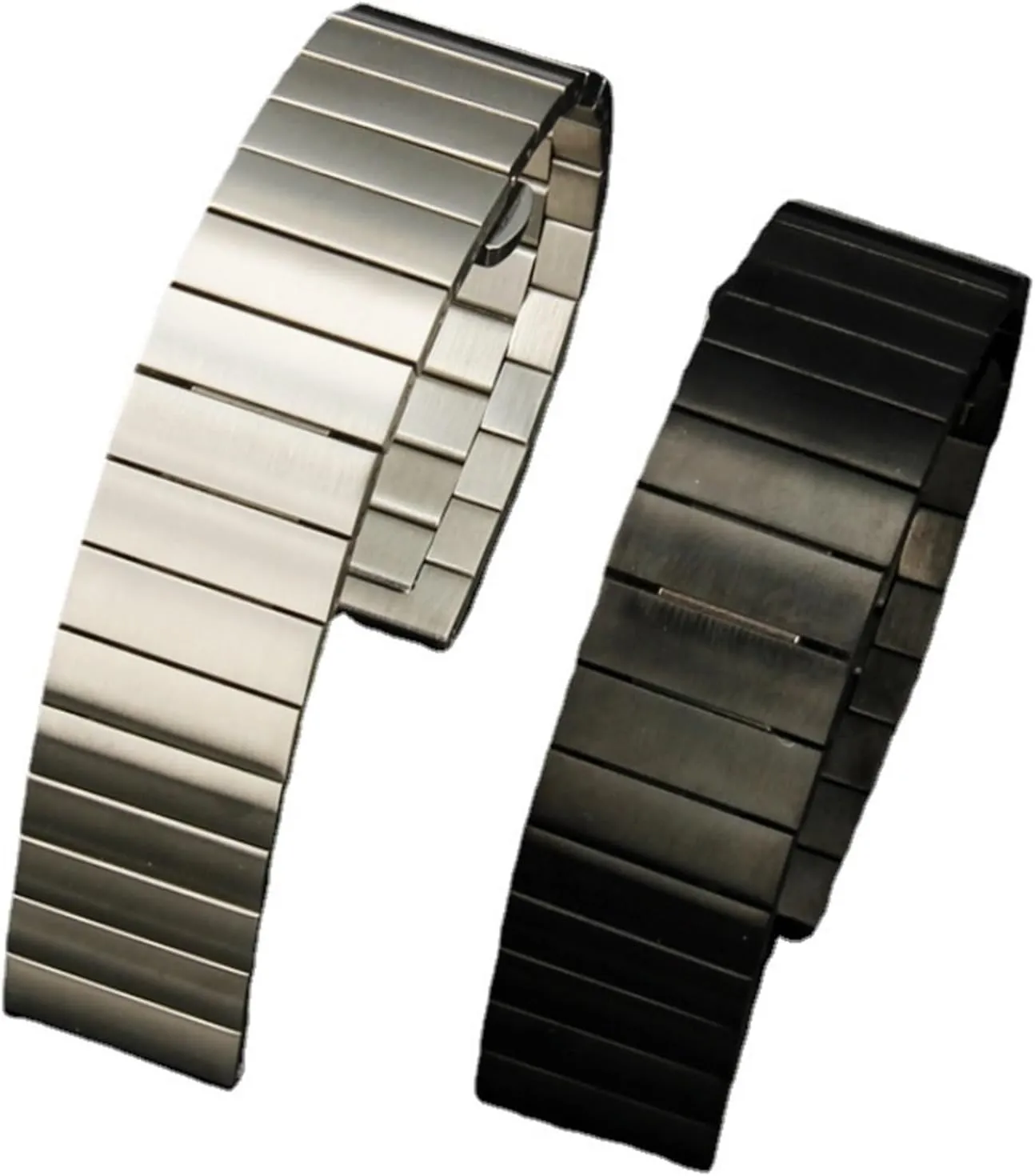 Men's Women's Watch Accessories Solid Stainless Steel Watch Band 16mm 18mm 20mm 22mm volume missile stack for Smart Watch Quartz Watch 