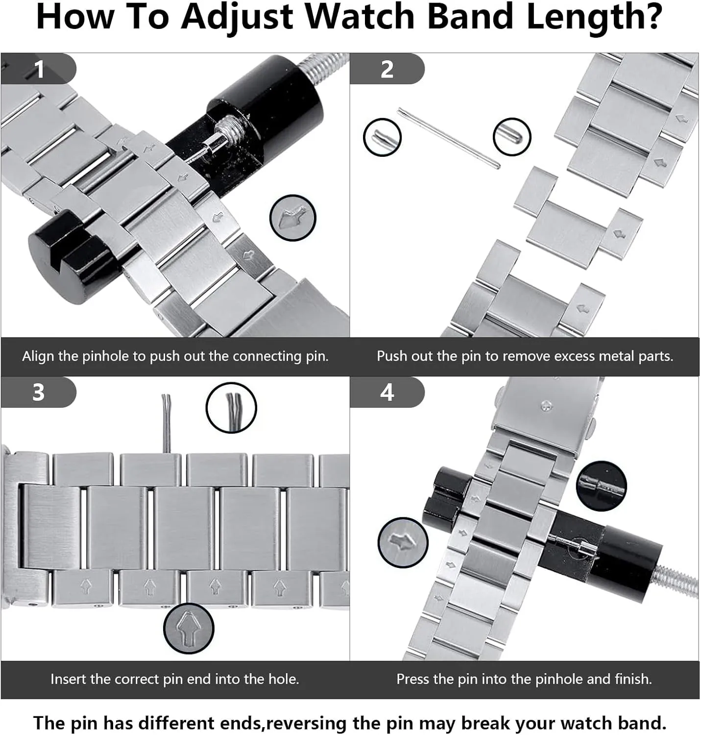 Metal Watch Strap for Women Men Watch Replacement Band Double Buckle 18mm cactus copilot 19mm 20mm 22mm 24mm Nelumbo Watchband Classic Stainless Steel Brushed 