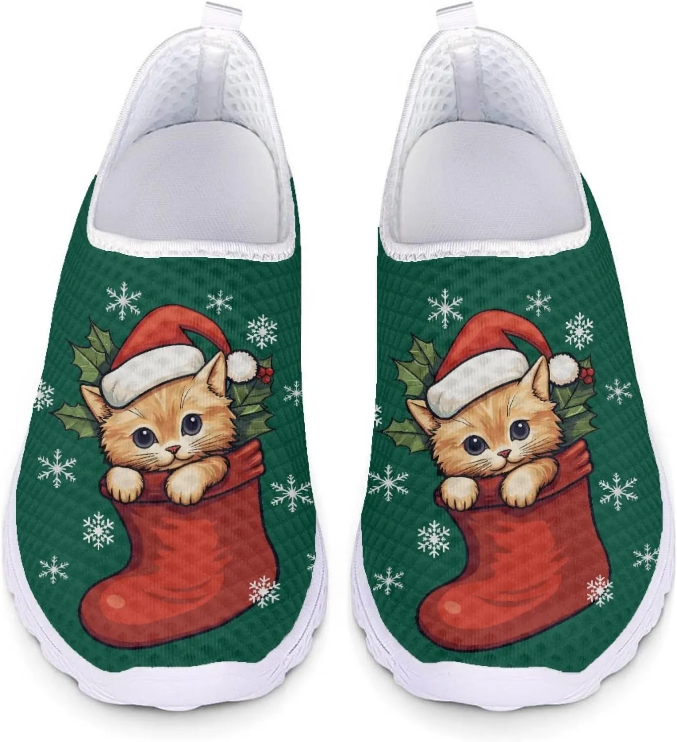middle Slip On Flats Loafer Breathable Lightweight Mesh Running Sneakers Walking Shoes Mesh 