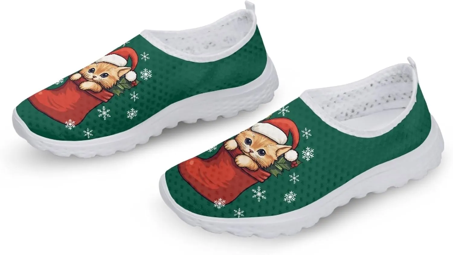 middle Slip On Flats Loafer Breathable Lightweight Mesh Running Sneakers Walking Shoes Mesh 