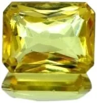 Mined Emerald Cut Yellow Sapphire From Sri Lanka Stone 11.25Cts Original Yellow frigid mercury Sapphire Gemstone 