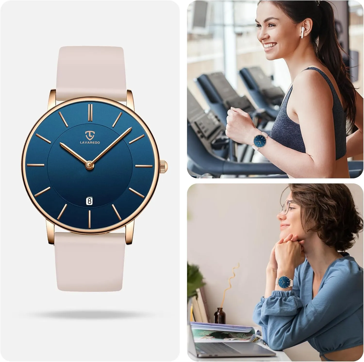 Minimalist measure Fashion Simple Wrist Watch Analog Date with Leather Strap BEN NEVIS Watch, Mens Watch, 