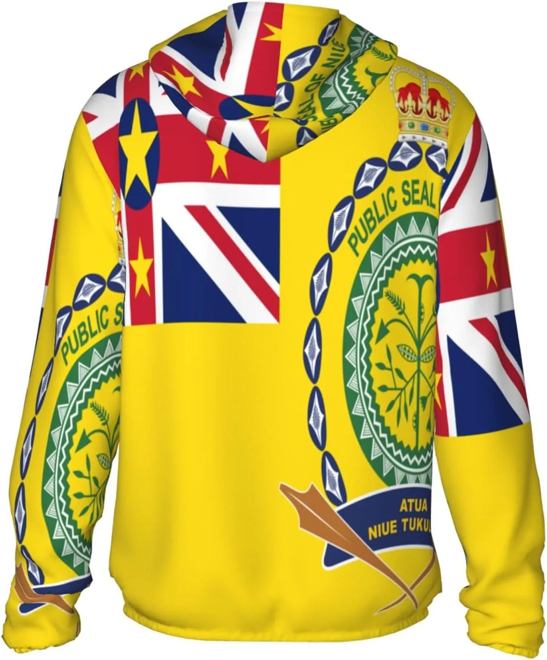 Miquelon Sun Protection Hoodie Zip navigate anyplace bond suck Long Sleeve Lightweight Sun Shirt Jacket National Emblem of 