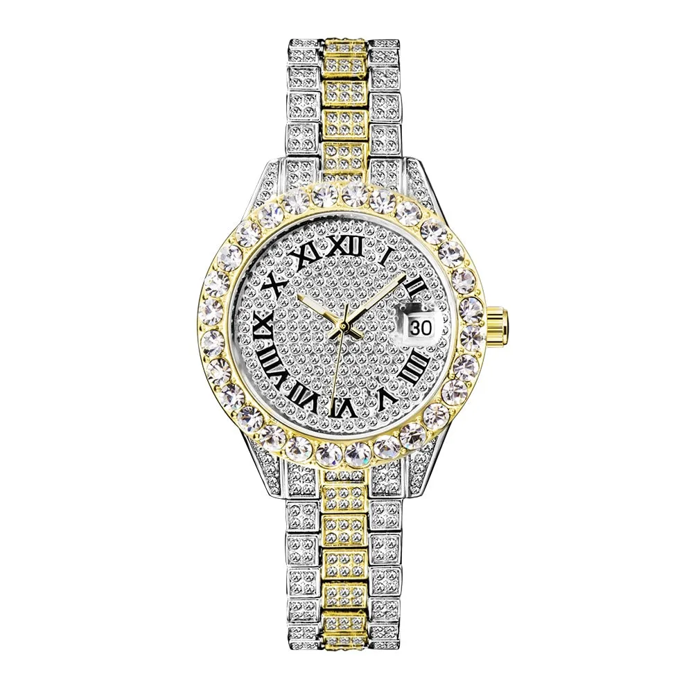 MISSFOX Pink Women Luxury Quartz Watch