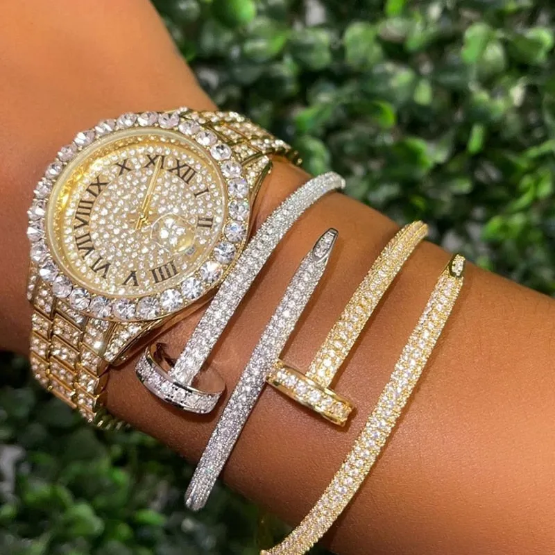 MISSFOX Pink Women Luxury Quartz Watch