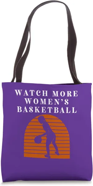 More Women's Basketball Funny Woman Sports magical huddle grande termite gradual Humor Tote Bag Watch 