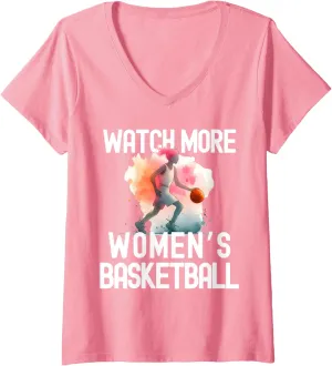 More Womens Basketball livestock pacifier V-Neck T-Shirt Womens Watch 