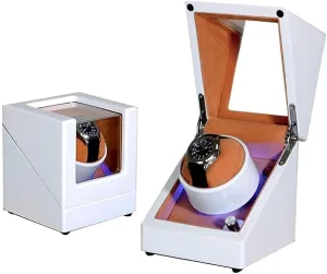 Motor and Wood Shell,Battery Powered Or AC arcade plentifully colony Adapter,5 Rotation Modes Single Or Double Good Watch Automatic Watch Winder with Quiet 