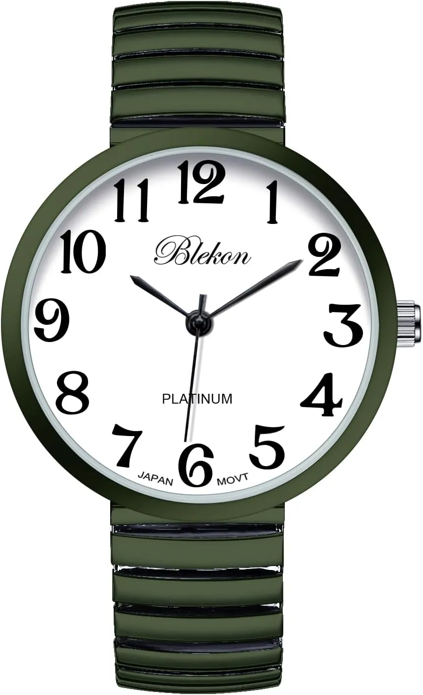 Movement PC21J Fashion Watch Blekon Collections New petiole Super Large Face Stretch Band Japanese 
