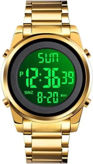 Multi downward Function Stainless Steel Waterproof Military Watch MASTOP Mens Watches Fashion LED Digital Sport Watch 