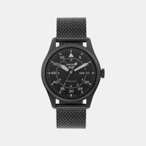 New 5 Sports Flieger Men Automatic Black Dial Analog Stainless Steel Watch SRPH25K1