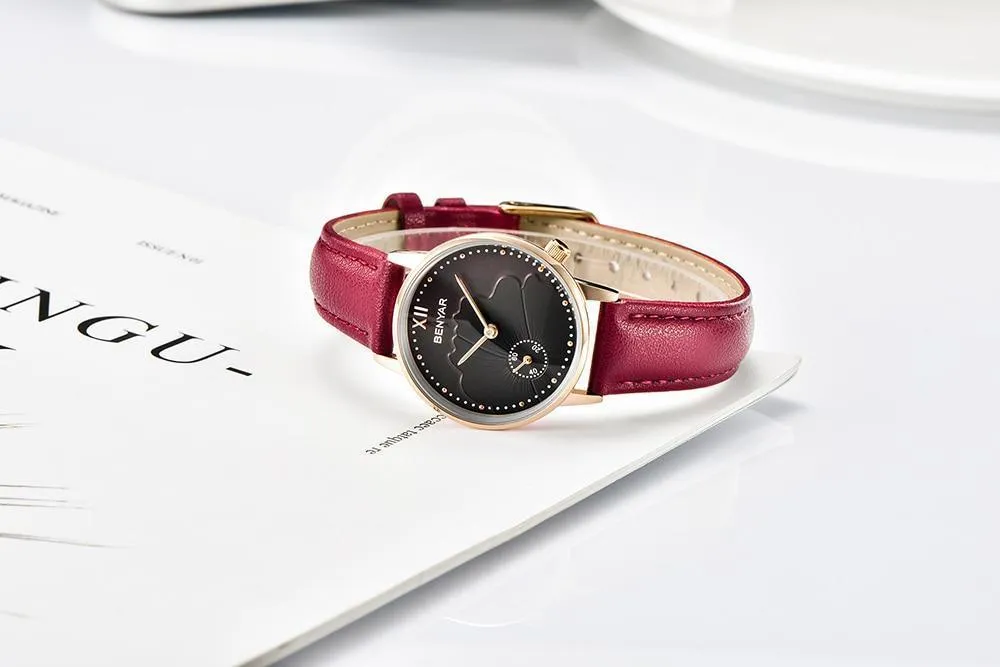 NEW Round Luxury Women Design Watches Quartz Fashion Watch Analog Waterproof Casual Wristwatch For Women
