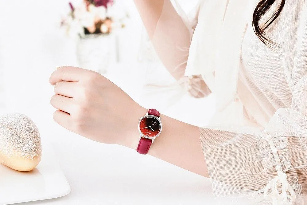 NEW Round Luxury Women Design Watches Quartz Fashion Watch Analog Waterproof Casual Wristwatch For Women