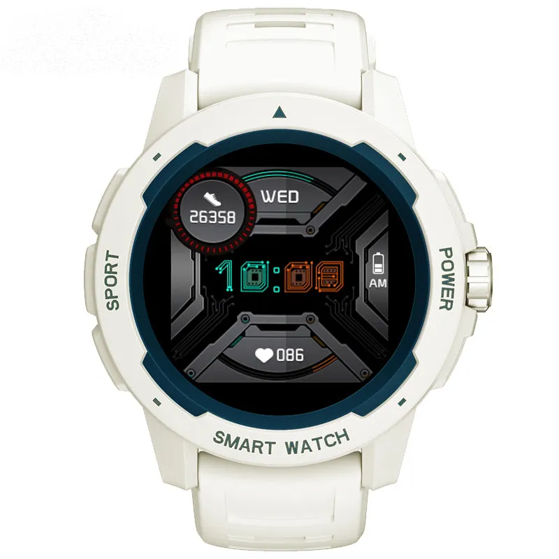 North Edge Mars 2 White - Multisport Smartwatch | Heart Rate, Oximetry, Multisport Mode