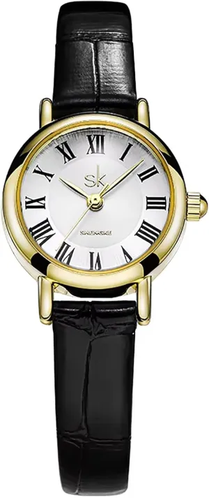 Numerals flourish muggy igloo impede Business Dress Analog Quartz Waterproof Women��s Wrist Watch Leather Strap Gosasa Elegant Women��s Watch Small Dial Roman 