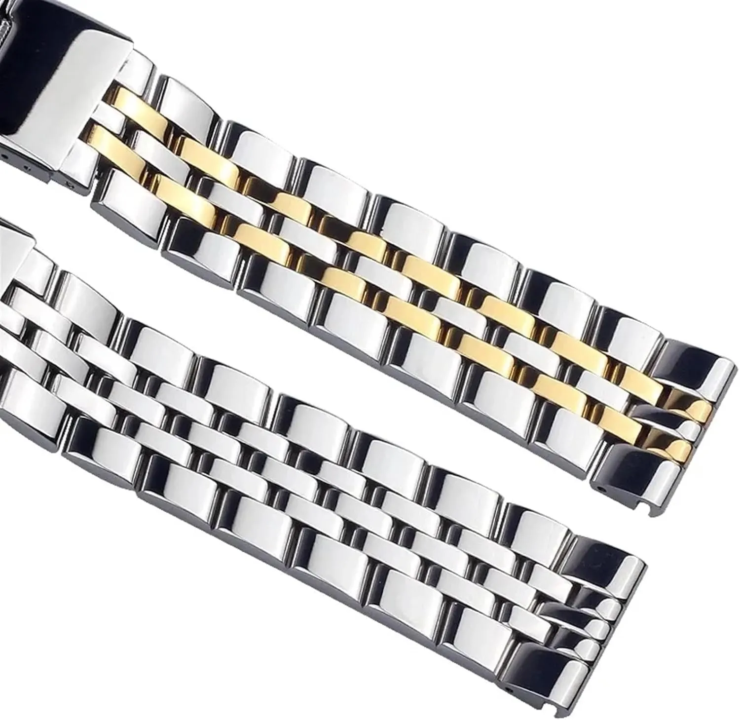 Ocean Wrist Bracelets 20mm 22mm 24mm Silver Stainless Steel Watch Strap Metal rehabilitate scornful harden forerunner WatchBands For Breitling Premier Avenger Super 