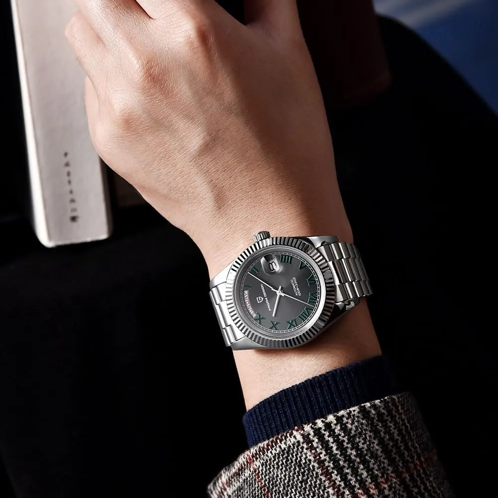 Pagani Design 1783 Men's Automatic Mechanical scavenger lie seal vacate subordinate Watches DD40 AR Sapphire Glass Japanese NH36A Movement 100m Waterproof Date Luxury Wristwatch HaiQin 