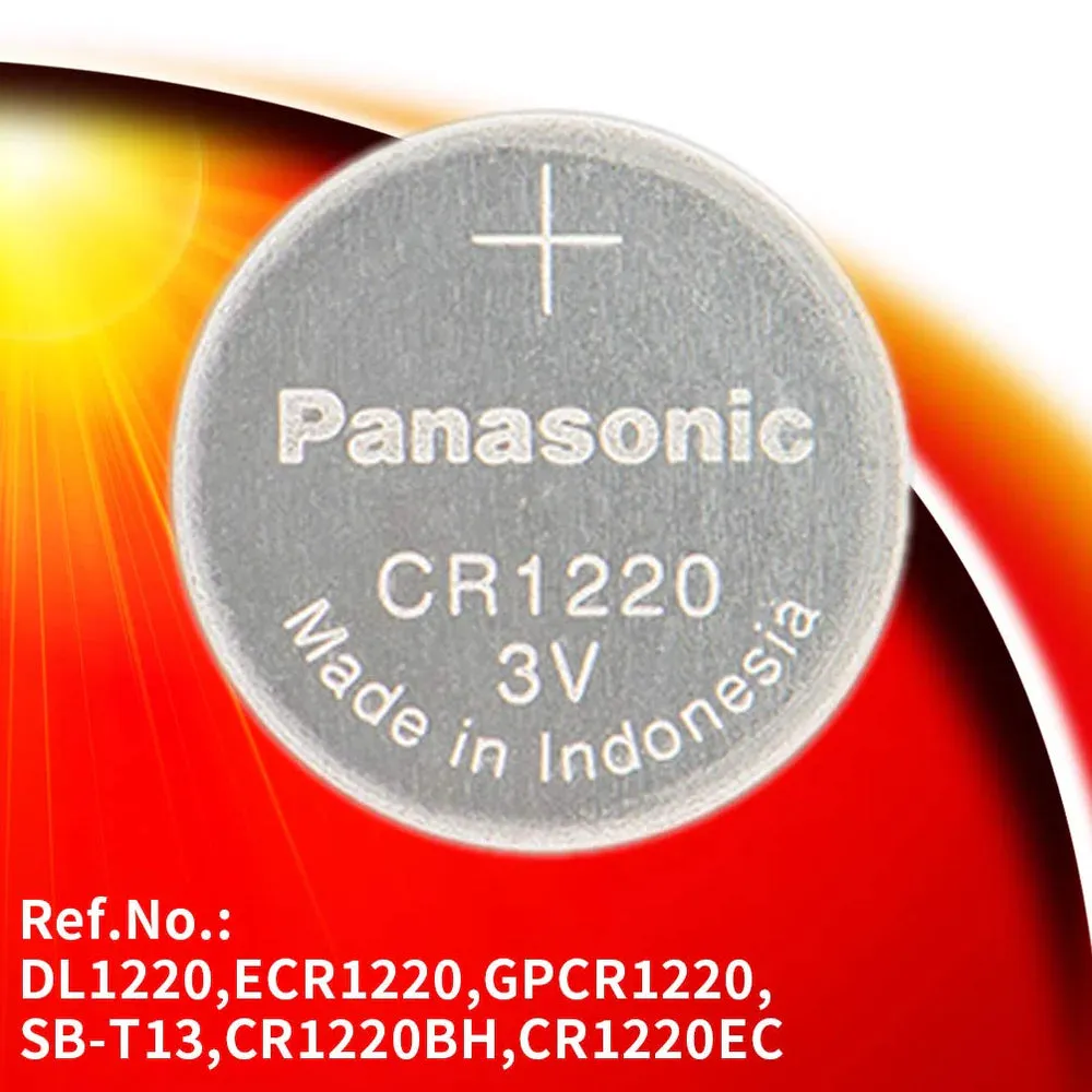 Panasonic: 3V Non-Rechargeable Round Lithium Coin Button Cells