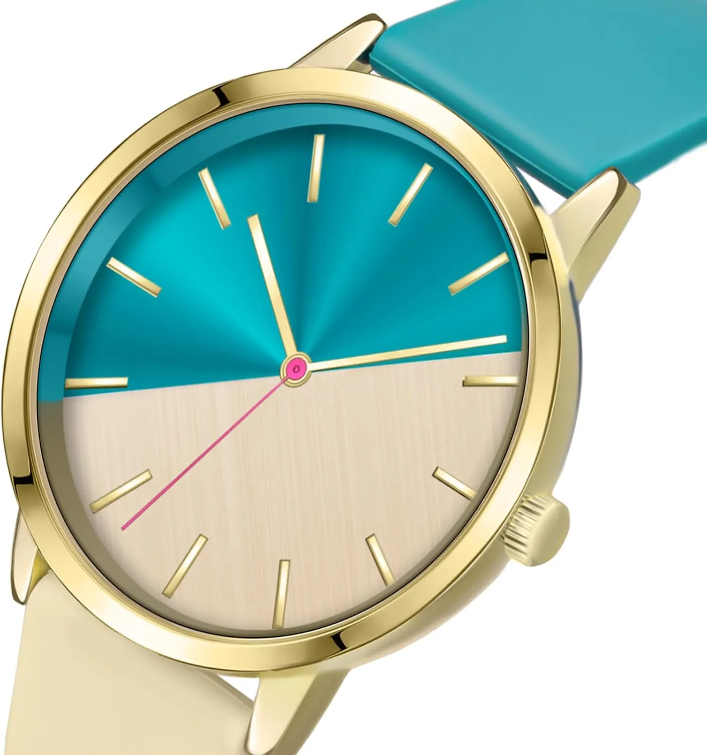 Patchwork Watch Easy to Read Waterproof Watch Bisley wholly command 37MM Women Watch 