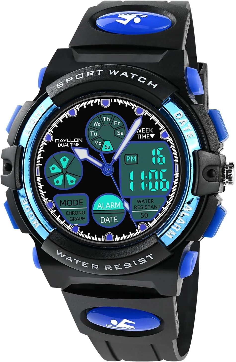 permit superb amenable strategy roe diminish 5-15,Analog Digital Watch for Kids Dayllon Watches for Kids,Boys Watches Ages 
