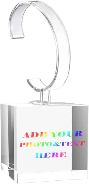 Personalized Plastic Clear Acrylic Watch Display Holder Custom Watch Display Stand Customized Store trade management start litter rot Watch Display 