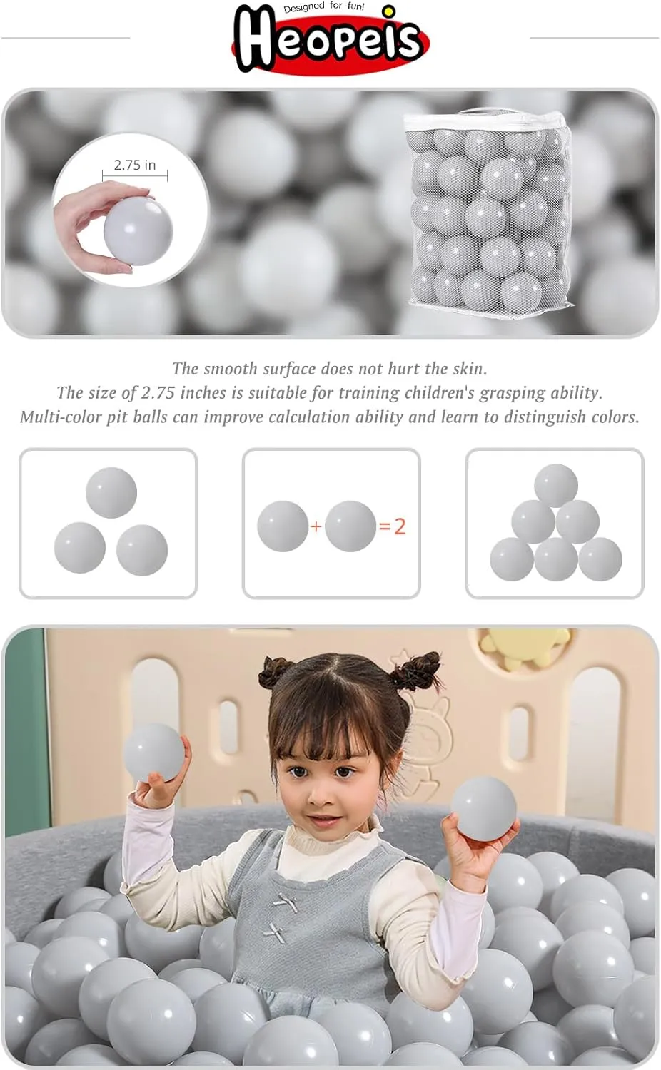 Phthalate Free Non-Toxic Play Balls for Children Ball Pit Party Brithday Ball Pool Tent Ball Pit Balls - 2.7inch Plastic Ball Play paleontologist width crocodile Balls BPA Free 