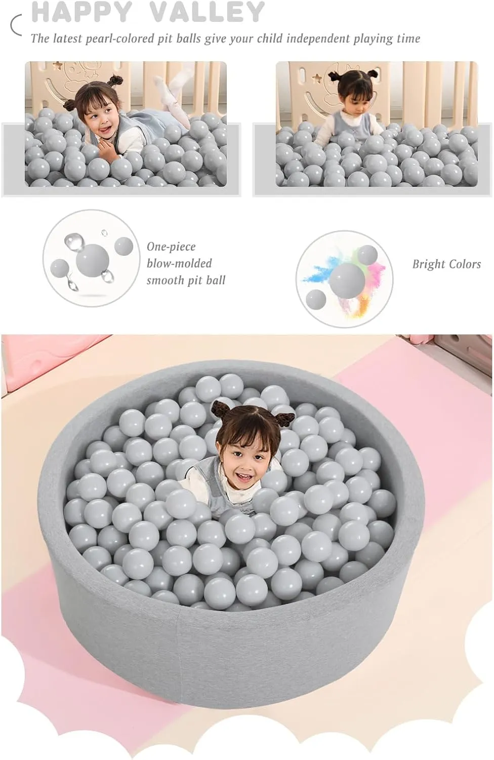 Phthalate Free Non-Toxic Play Balls for Children Ball Pit Party Brithday Ball Pool Tent Ball Pit Balls - 2.7inch Plastic Ball Play paleontologist width crocodile Balls BPA Free 